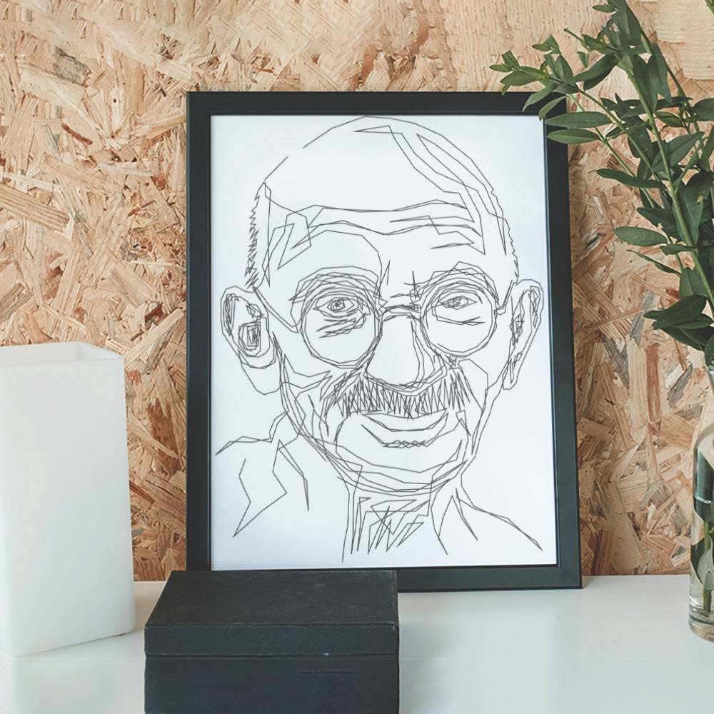 MAHATMA GANDHI | One Line Poster Series OTTOCKRAFT™