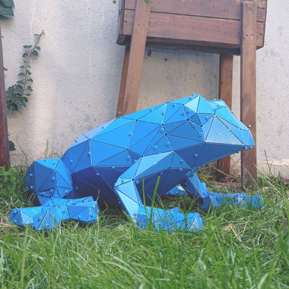 KIKKER | 3D Metal Geometric Frog Statue OTTOCKRAFT™