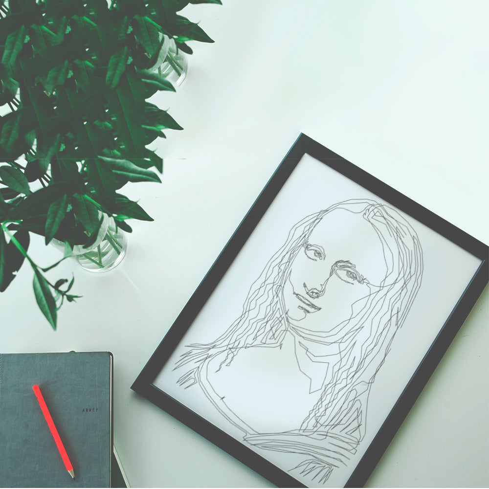 MONA LISA | One Line Poster Series OTTOCKRAFT™