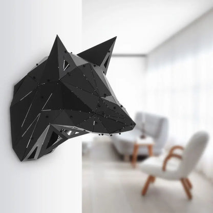 FOX | 3D Metal Geometric Fox Head Wall Decor OTTOCKRAFT™