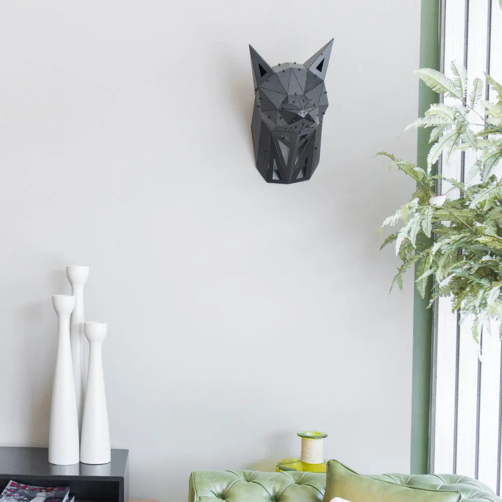 FOX | 3D Metal Geometric Fox Head Wall Decor OTTOCKRAFT™