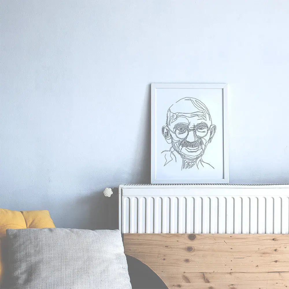 MAHATMA GANDHI | One Line Poster Series OTTOCKRAFT™